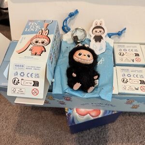 Pop Mart Labubu the monsters pin for love letter R